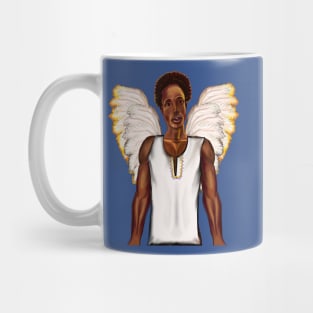 The Best Valentine’s Day Gift ideas 2022, Afro angel - angel with curly Afro hair Mug